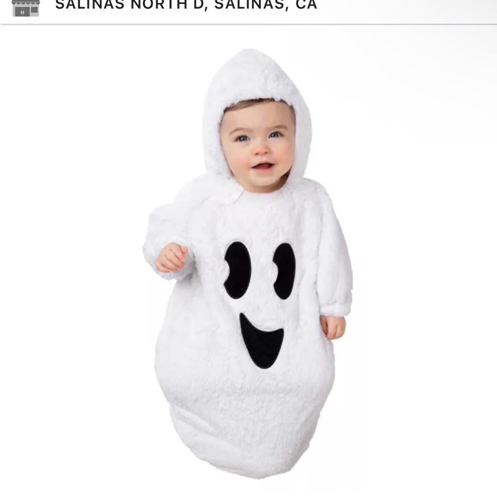 Spirit White Ghost Baby Costume